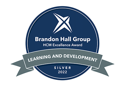 Brandon Hall Silver Award in Learning and Development for Best Use of Video for Learning 2022