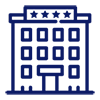 Blue property icon